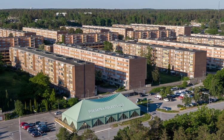 Balkonginglasning i Fisksätra