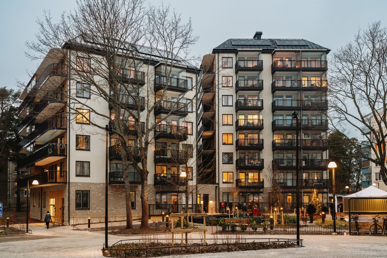 Balkonginglasning i Bergshamra