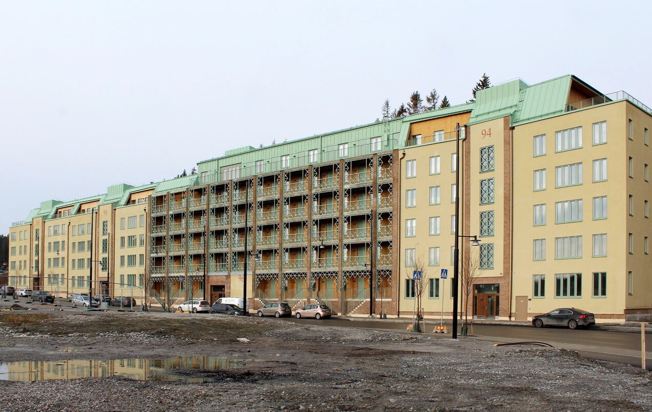 Balkonginglasning i Vega