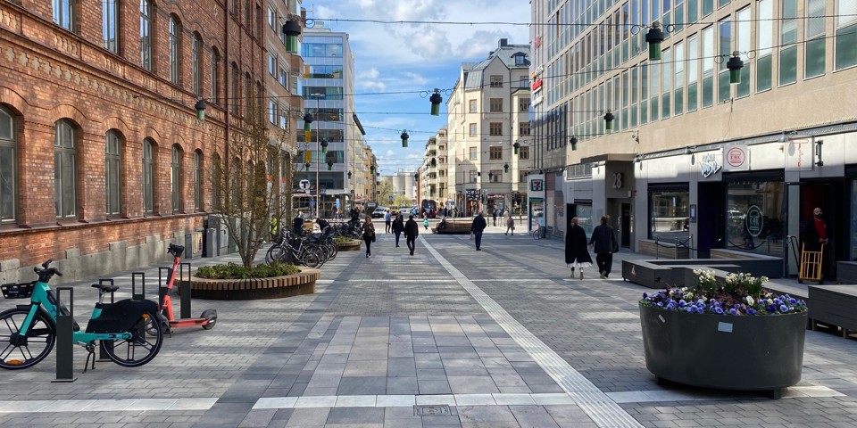 Balkonginglasning i Hornstull